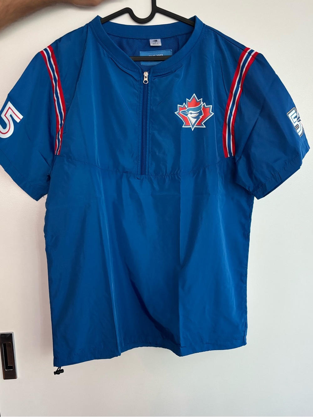 Retro Short Sleeve Blue Jays Wind-Breaker
